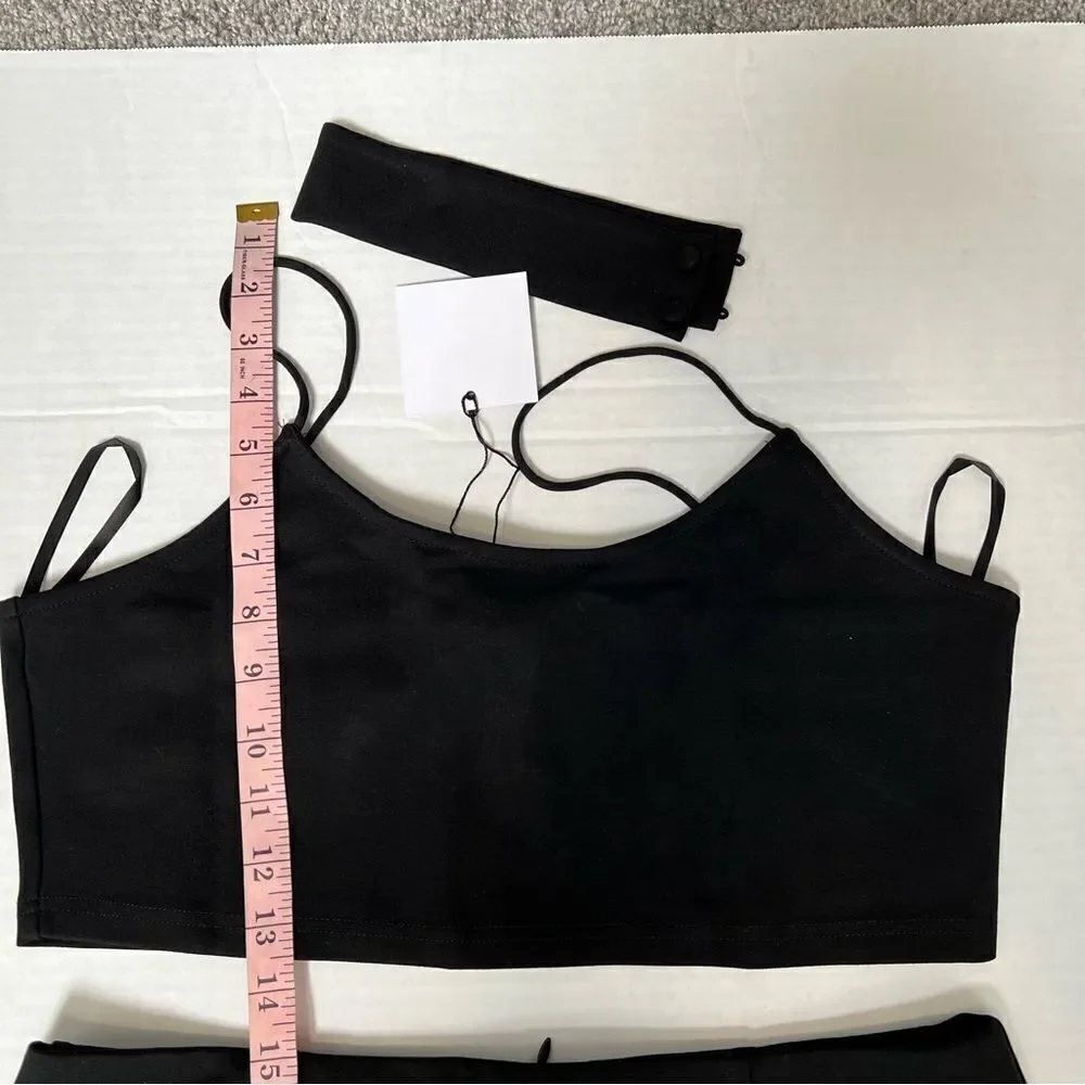 NWT Revolve x By The Way Alayna Choker Mini Set in Black | Size L